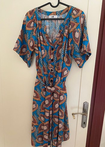 Bohem Tasarımlı Uzun Kadın Tulum - Görsel 2