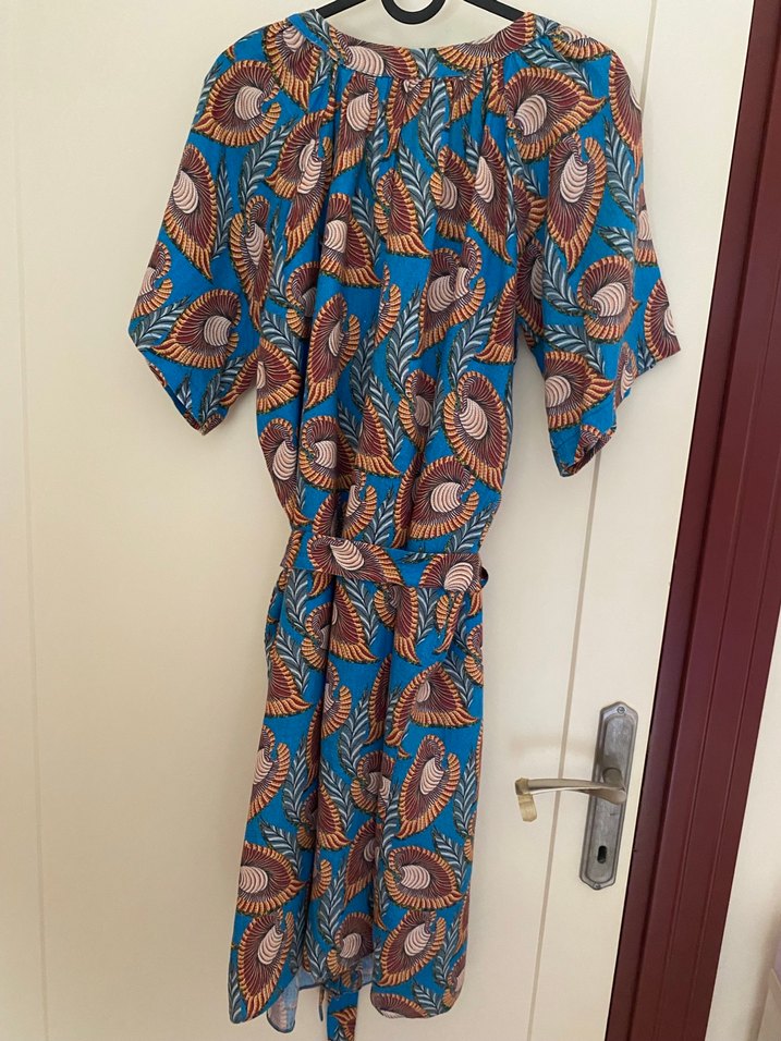 Bohem Tasarımlı Uzun Kadın Tulum - Görsel 4