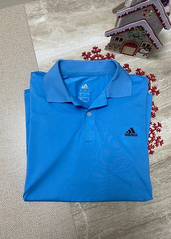 Erkek Mavi Kısa Kollu Polo Tişört - Görsel 5