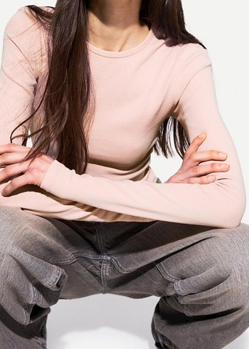 bershka uzun kollu tshirt