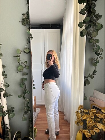 Mango anna beyaz jean