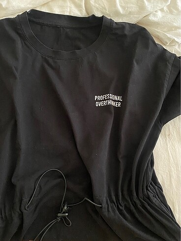 m Beden siyah Renk Professional Overthinker Sweat Elbise