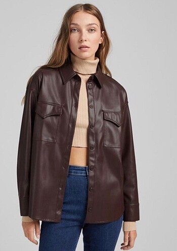 Bershka Deri Ceket