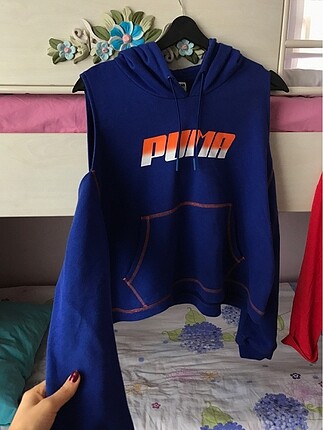 orjinal puma sweat az giyilmiş