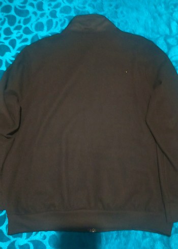 Siyah Fermuarlı Yüksek Yakalı Erkek Mont - Görsel 2