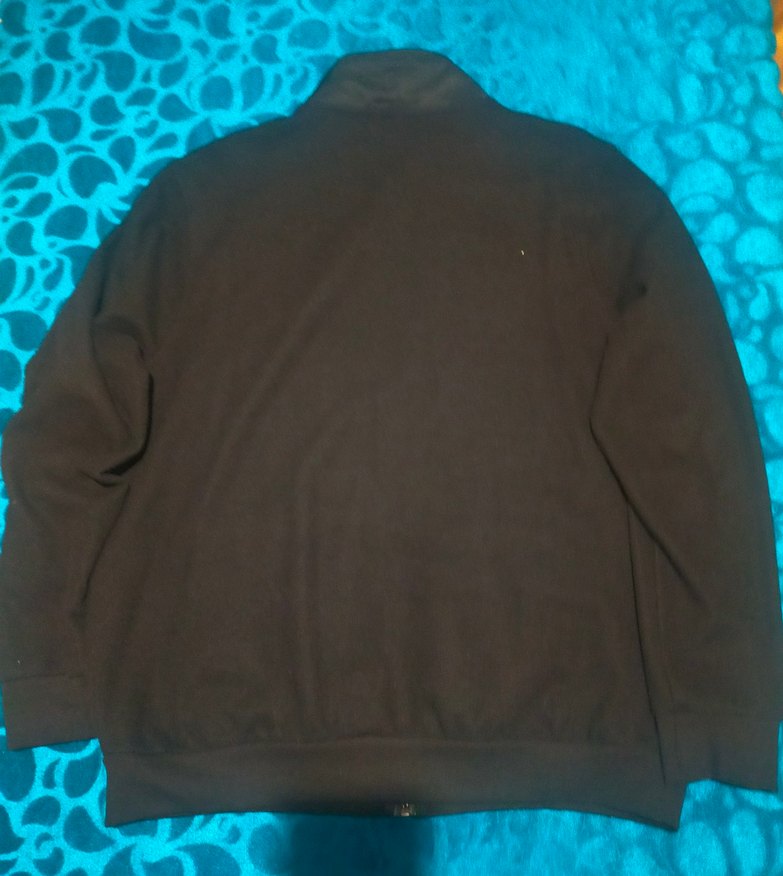 Siyah Fermuarlı Yüksek Yakalı Erkek Mont - Görsel 2