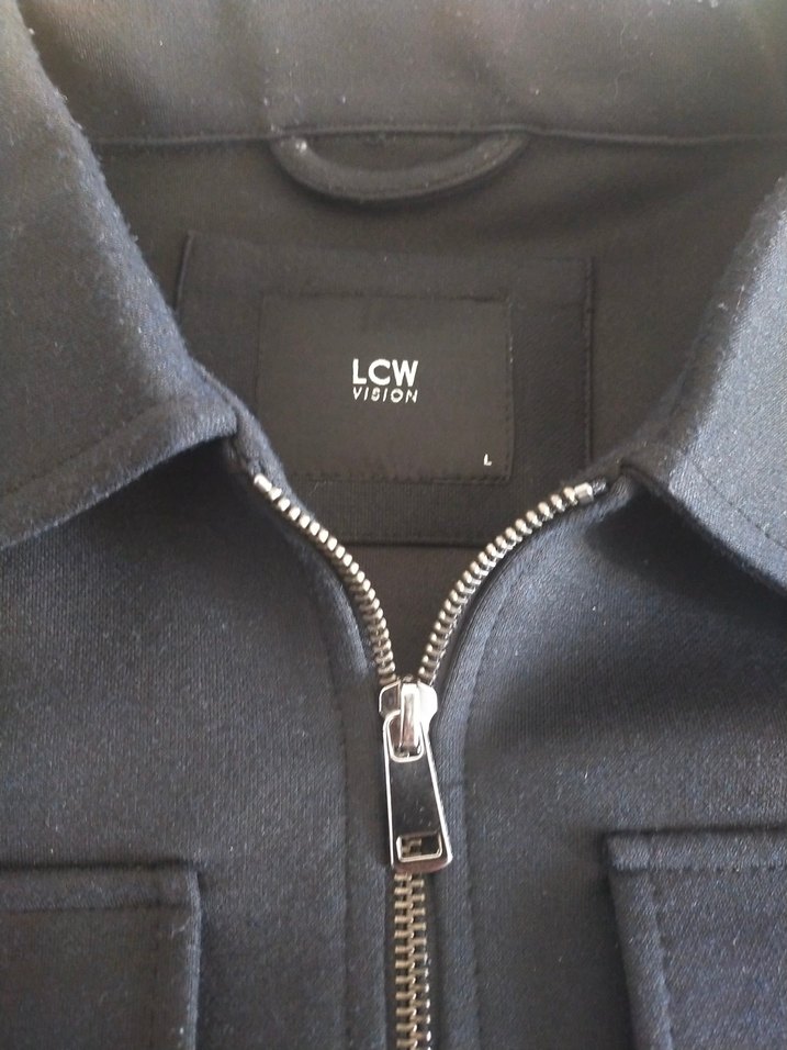 Erkek Siyah Fermuarlı Midi Ceket - Görsel 2