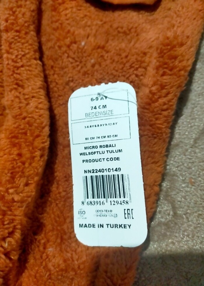 Erkek çocuk tulumu  - Görsel 2