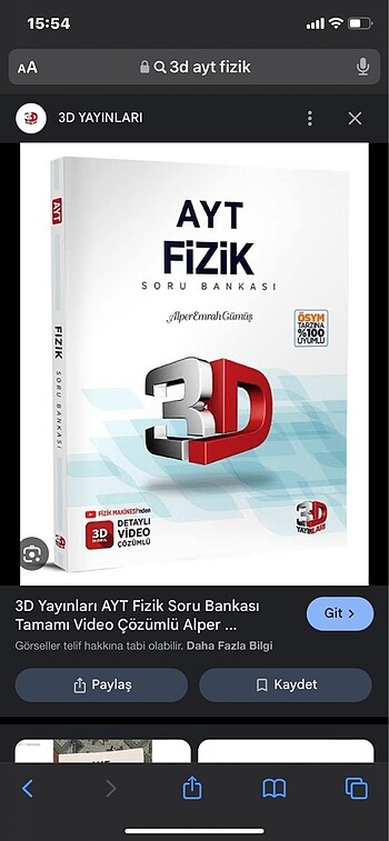 3D Ayt fizik