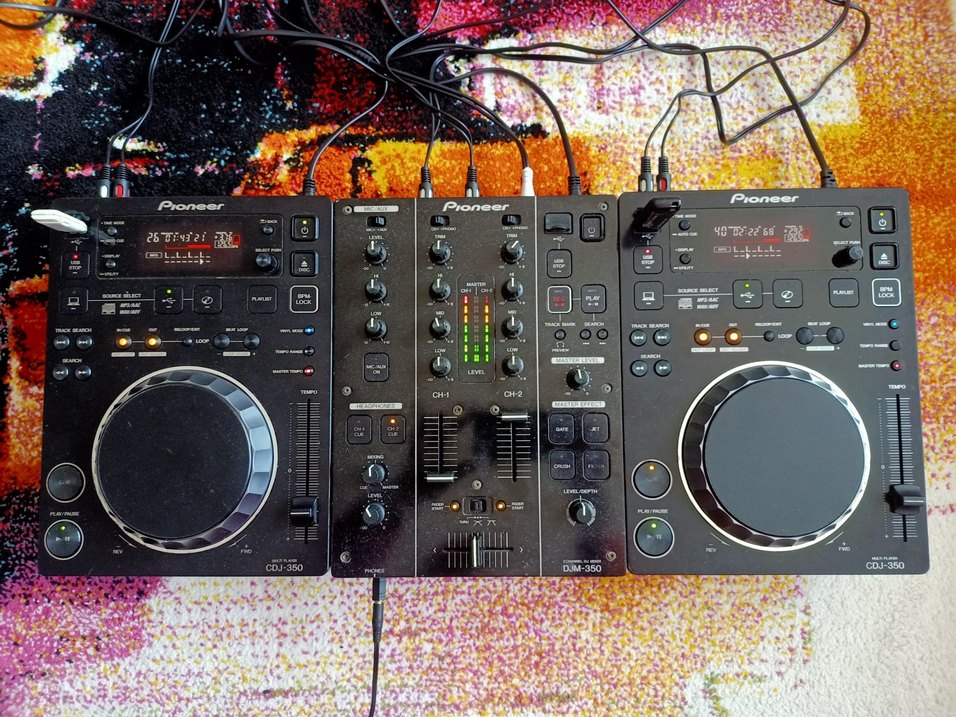 Pioneer DJ Setup Mixer CDJ350 + DJM350 - Görsel 4