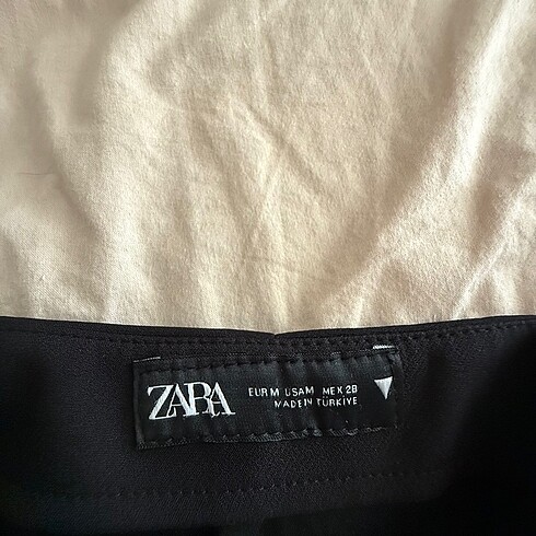 Zara Zara kadın siyah şort etek