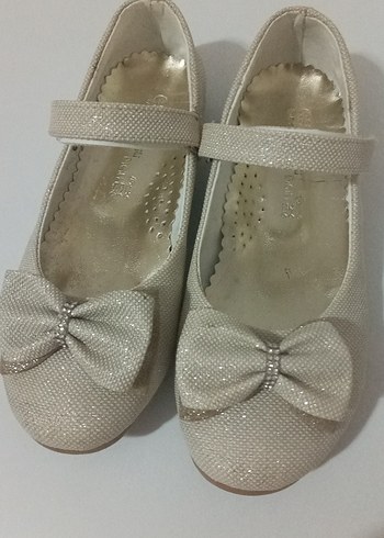 Kız Çocuk  Fiyonklu Babet Ayakkabı - Görsel 3