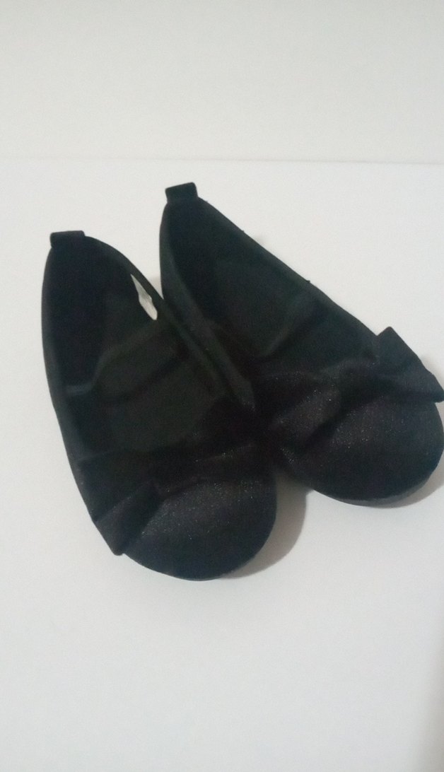 Kız Çocuk Siyah Fiyonk Detaylı Babet Ayakkabı - Görsel 2