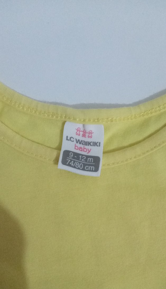 Kız Çocuk Sarı Kısa Kollu Tişört - Görsel 2