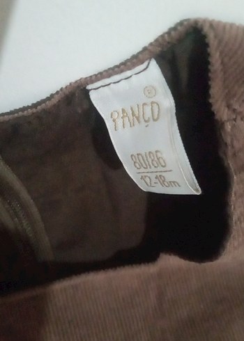 Kız Çocuk Kahverengi Süet Kolsuz Elbise - Görsel 3