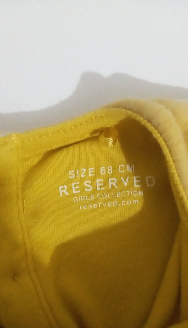 Kız Çocuk Sarı Fırfırlı Sweatshirt - Görsel 2