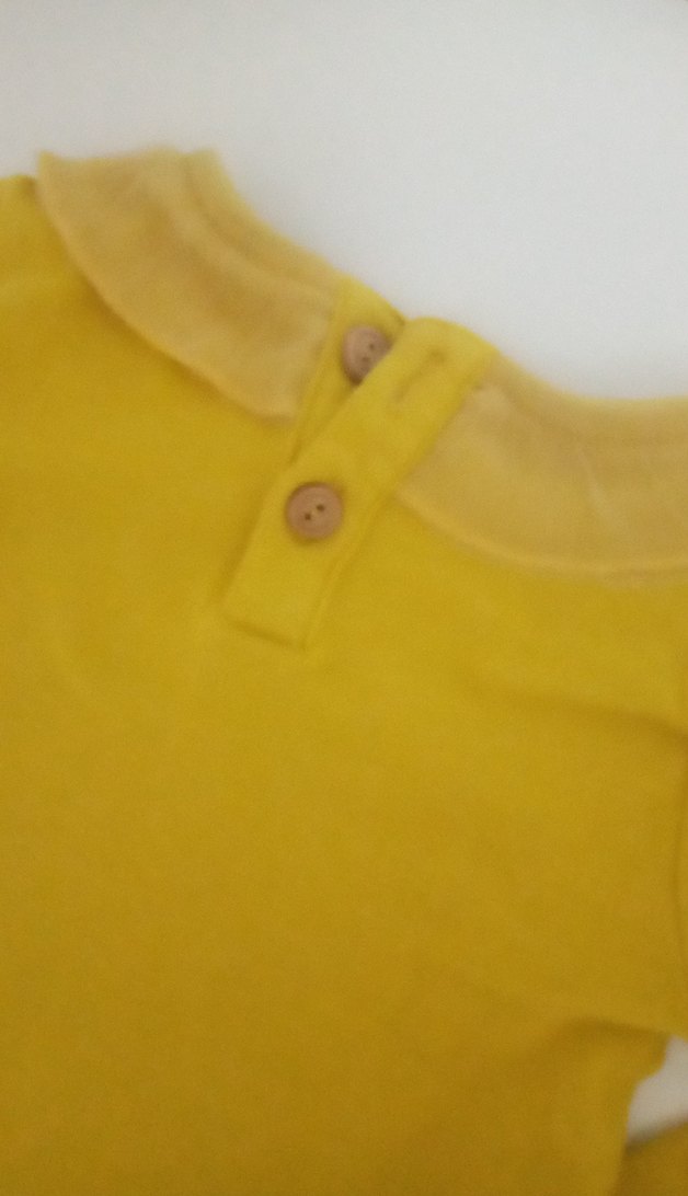 Kız Çocuk Sarı Fırfırlı Sweatshirt - Görsel 3