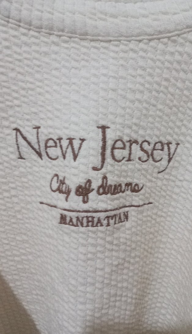 Beyaz Örgü Kadın Sweatshirt - Görsel 2