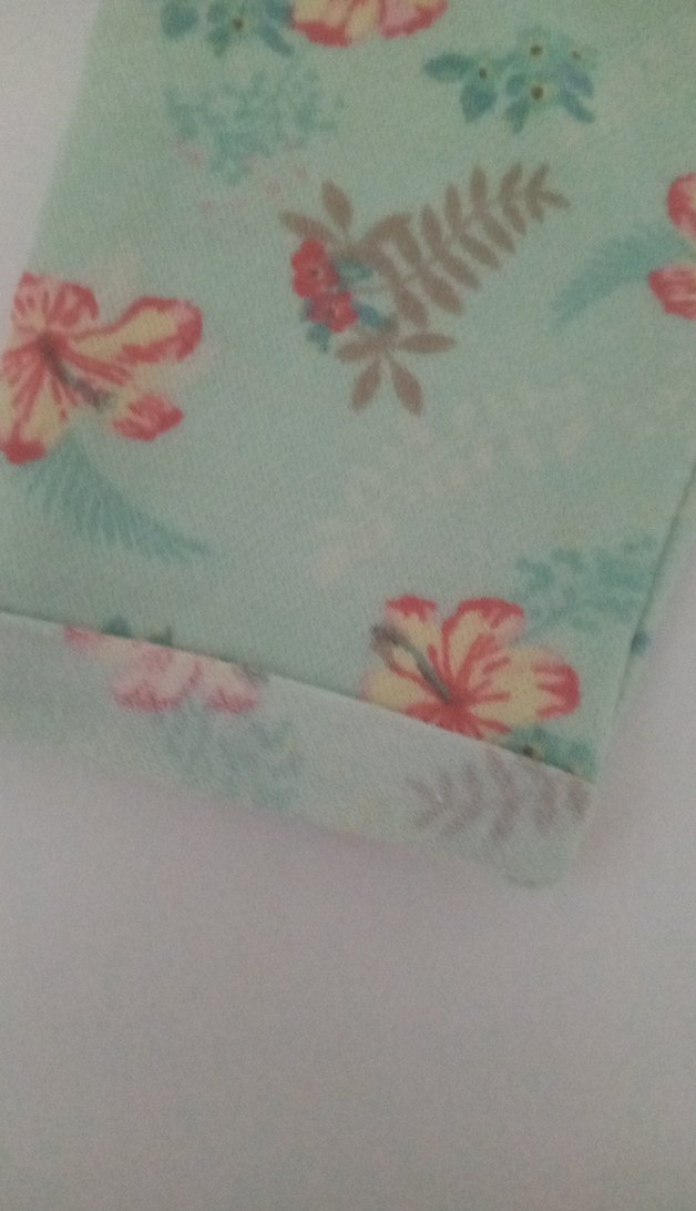 Kız Çocuk Çiçek Desenli Yeşil Tayt - Görsel 3