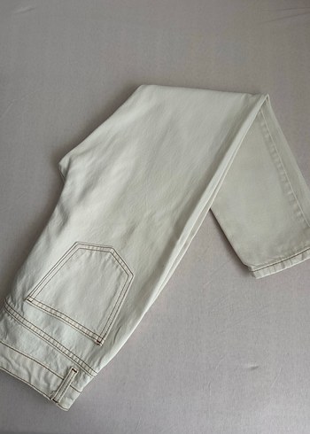 Bej Kadın Regular Fit Pantolon mom jean