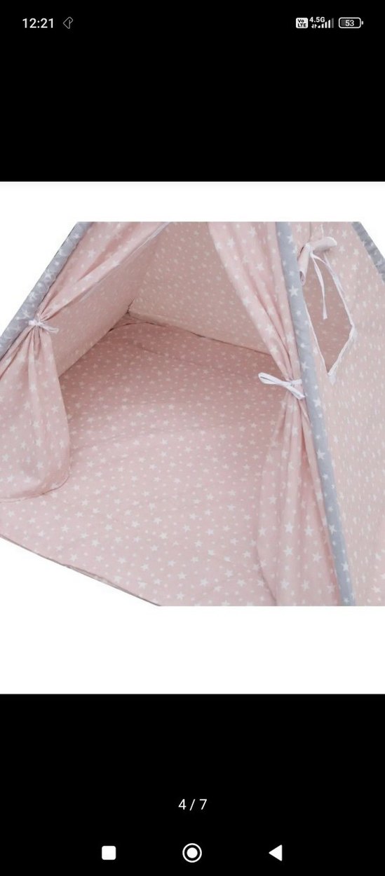 Pembe Çocuk Oyun Çadırı - Görsel 4