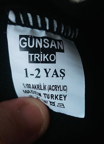 9-12 Ay Beden Bebek triko salopet