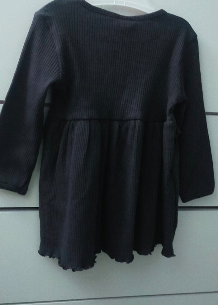 Fitilli kaşkorse elbise - Görsel 4