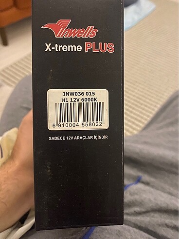 Inwells x-treme plus 15000L led ampul h1