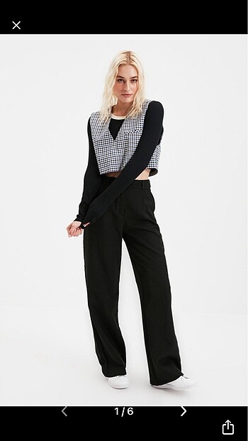 Plazzo kumaş pantalon