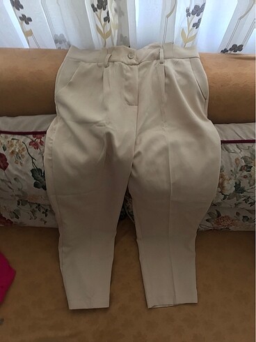 Kadın bej pantalon