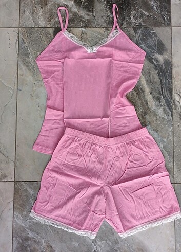 3 TAKIM Şortlu pijama takımı 