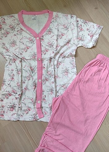 50 Beden Yazlık anne pijama takımı