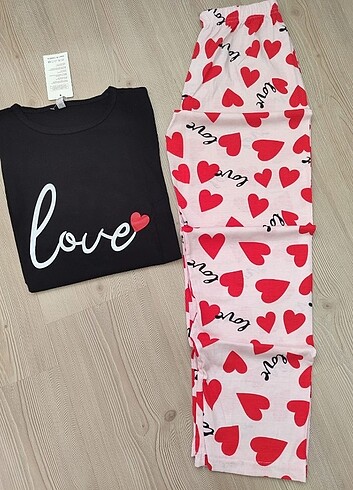 xxl Beden Kısa kollu pijama takımı