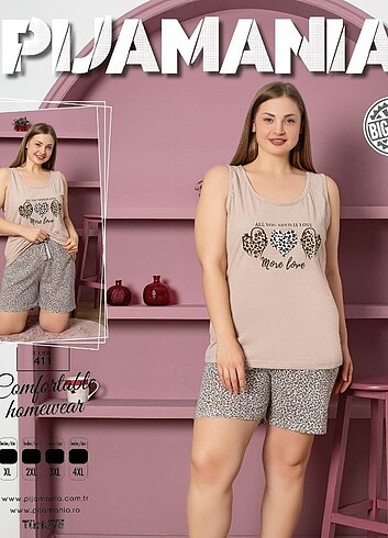 Büyük beden pijama takımı 