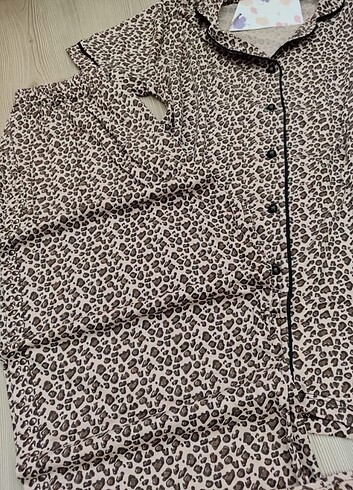 Penti Leopar desenli pijama takımı
