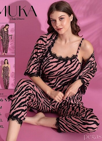 Sabahlıklı pijama takımı 