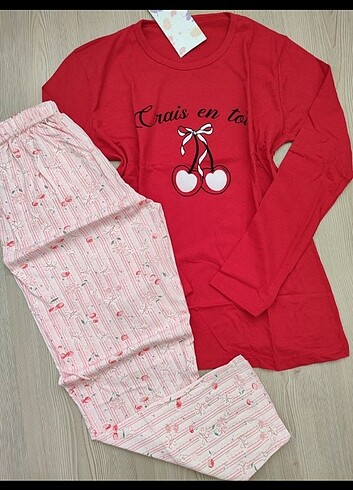 Uzun kol pijama takımı 