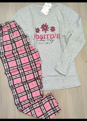 Kollu pijama takımı