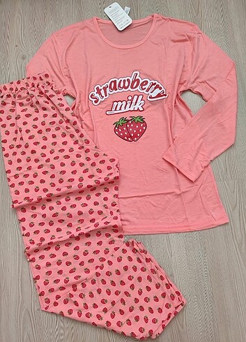 Uzun kol pijama takımı 