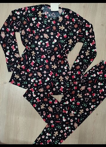 s Beden Yılbaşı pijama takımı 