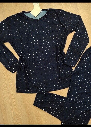 Yılbaşı pijama takımı süet