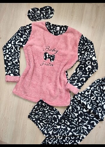 xxl Beden Kışlık polar pijama takımı