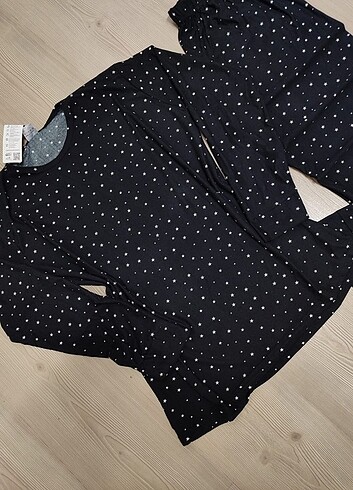 m Beden siyah Renk 0 pamuklu pijama takımı süet 
