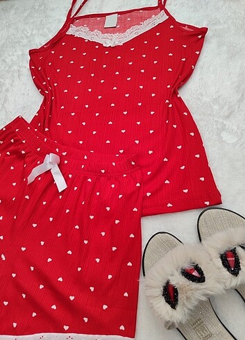 xxl Beden yazlık pijama takımı şortlu pegasus