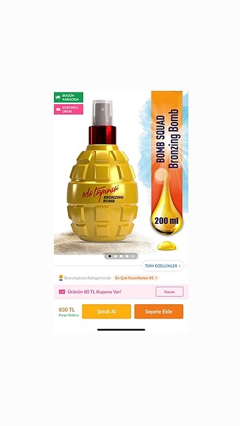 Eda Taşpınar bronzıng bomb