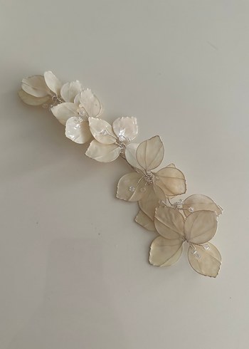 Drapeli Beyaz Uzun nikah söz isteme elbisesi - Görsel 8