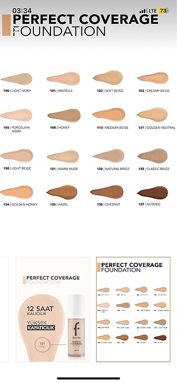 Flormar Flormar 101 fondöten
