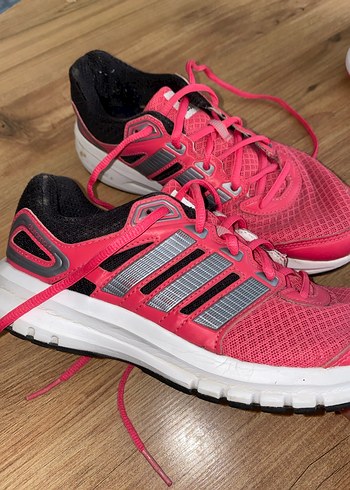 adidas Pembe Elastik Bağcıklı Kadın Spor Ayakkabı - Görsel 2