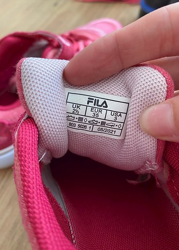 Kız Çocuk Pembe Fila Spor Ayakkabı - Görsel 5