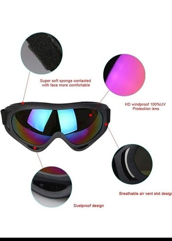 Vicloon Uniseks Kayak ve Spor Gözlüğü - Görsel 3